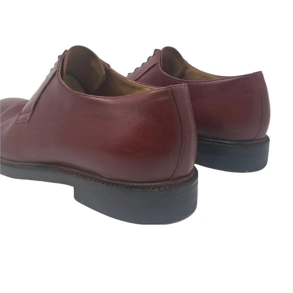 Thoma's Burgundy Leather Oxford Shoes Size Eur 45 US 11 Lace Up‎